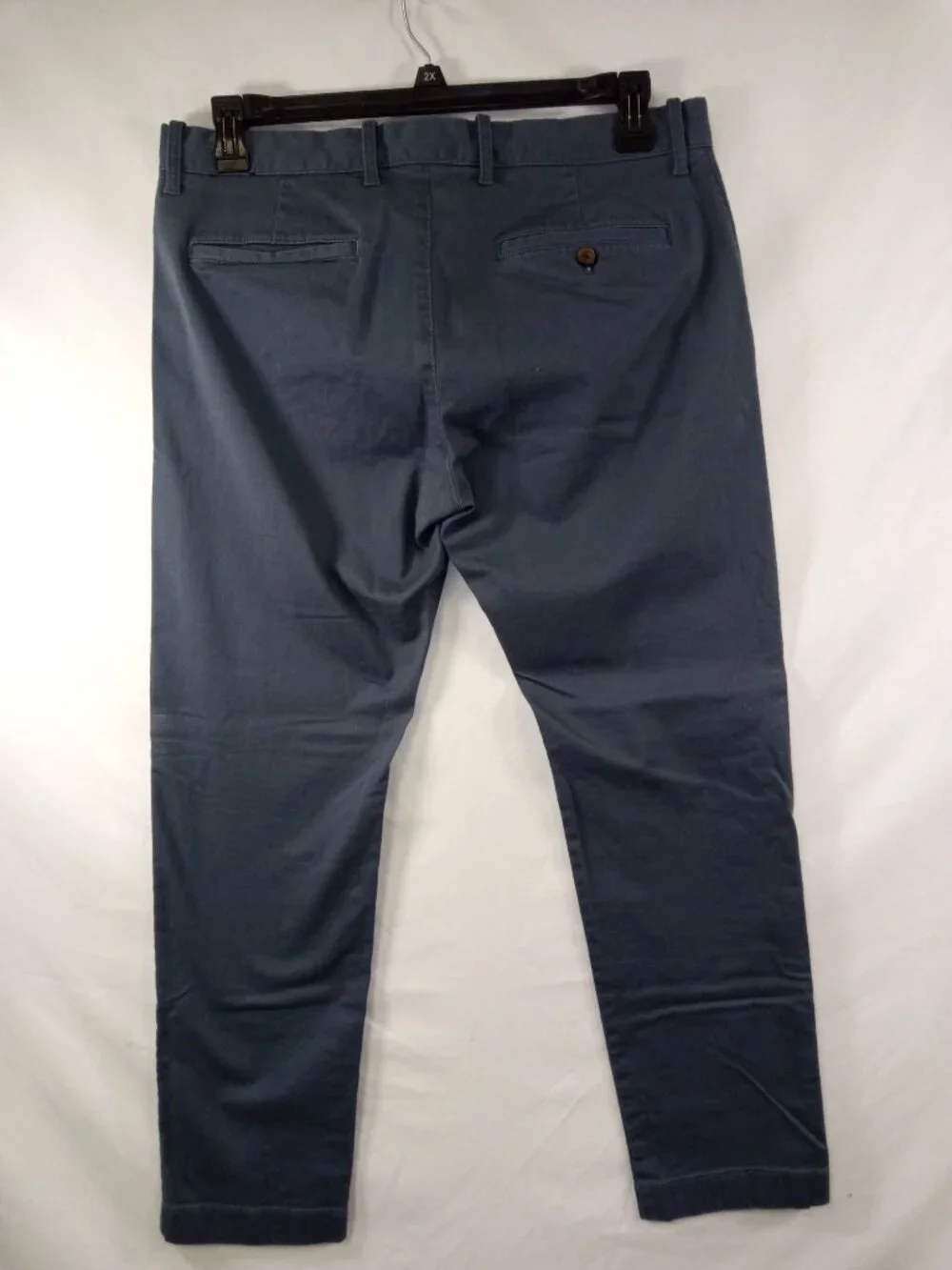 J. Crew Men's Blue Grey Flex Slim Chino Pants Size 33x30